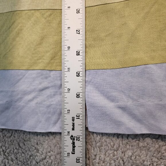 VTG 90's Positive Attitude Dress Sz 4 Petite Linen Blend Tan Embroidered - Picture 7 of 8